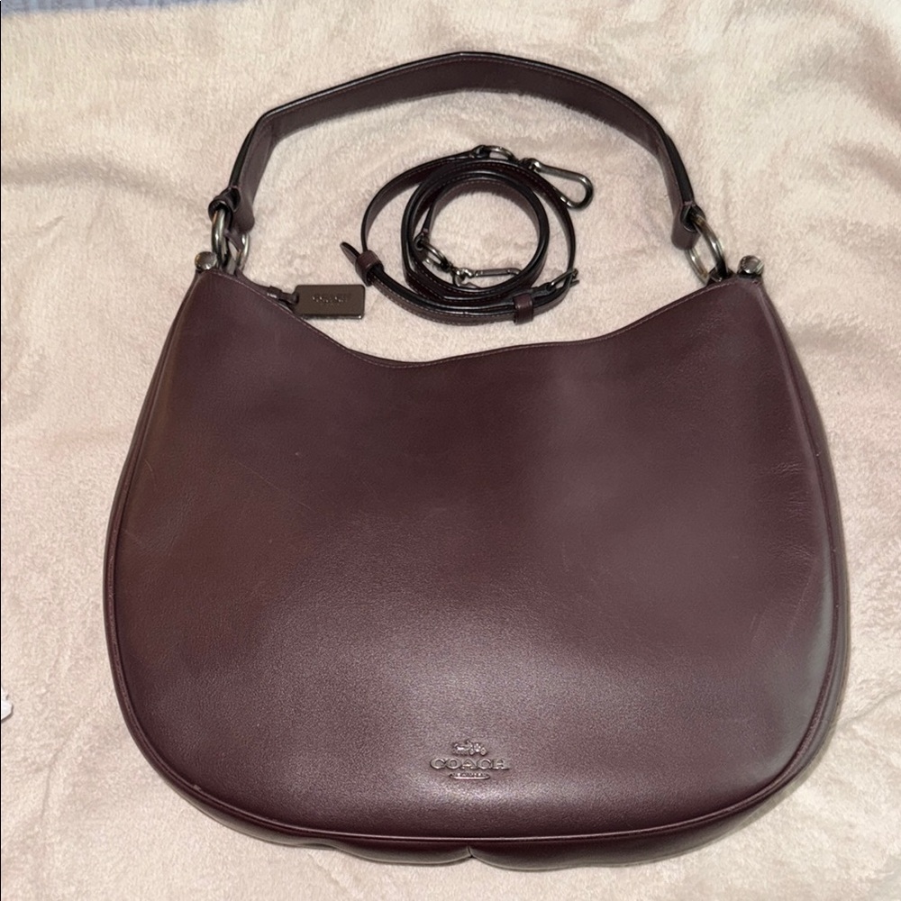 Coach Nomad Purple Hobo Bag with Versatile Straps - Picture 5 of 13